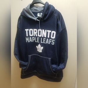NHL brand Toronto Maple Leafs pullover hoodie , mens size Large